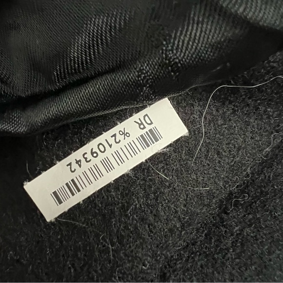 Vintage 1980s Jaeger Women’s Double Breasted Black Wool Blazer Gold Buttons - Picture 6 of 15